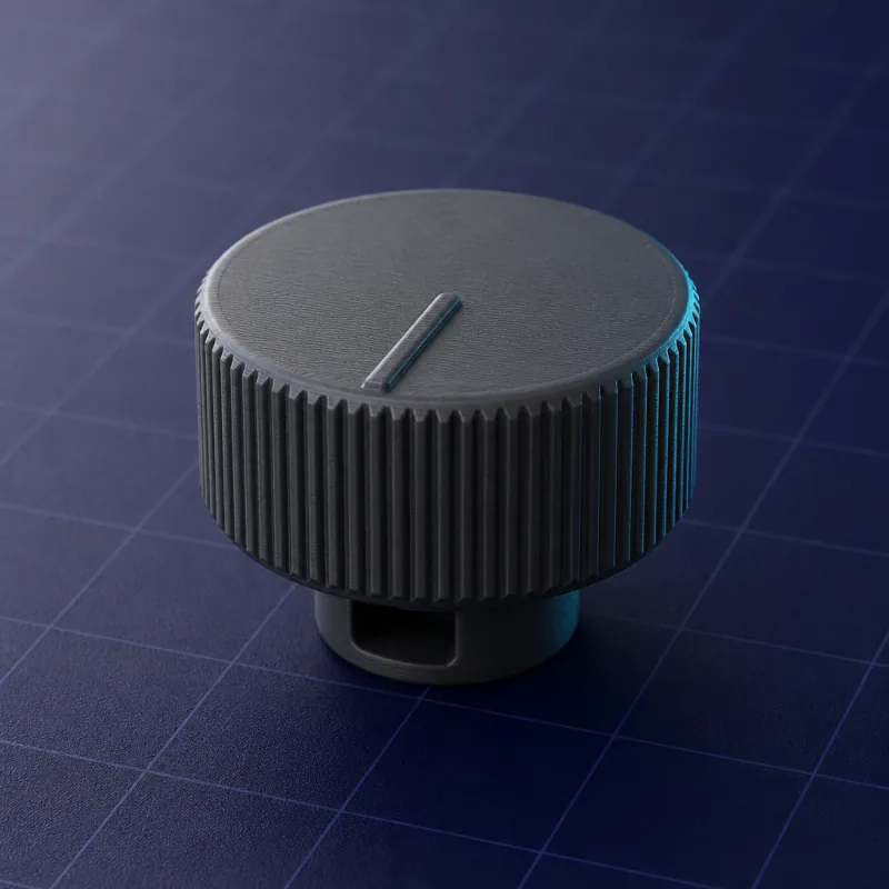 Replacement appliance knob, generated with SpeakCAD
