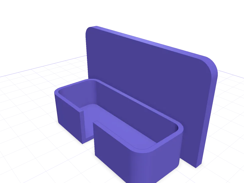 IKEA SKÅDIS shelf for Apple AirPods Pro 2 case, 3D printable model