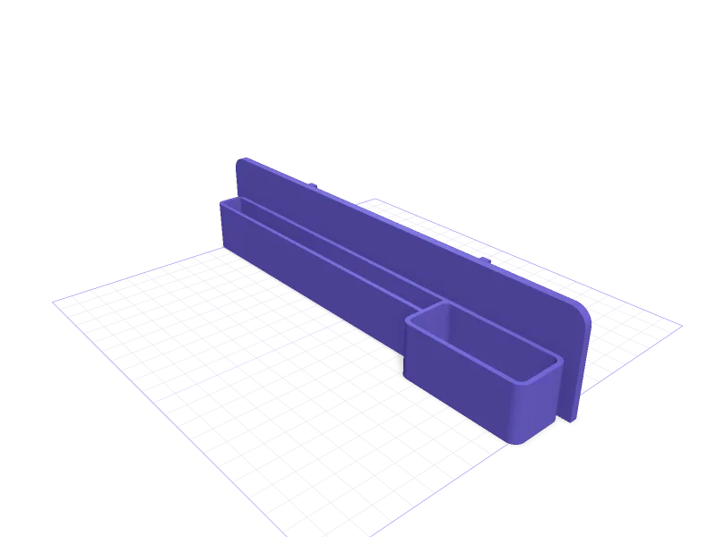 IKEA SKÅDIS shelf for Apple Magic Mouse and Magic Trackpad, 3D printable model