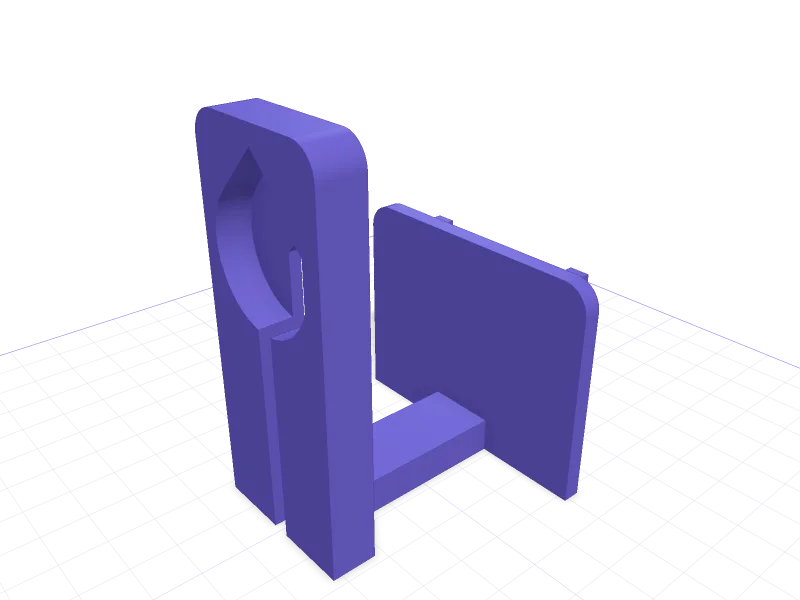 IKEA SKÅDIS stand for Apple Watch charger, 3D printable model
