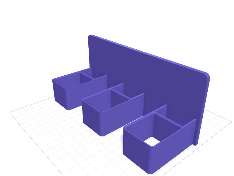 IKEA SKÅDIS rack for Black+Decker 18V and 20V MAX batteries, 3D printable model