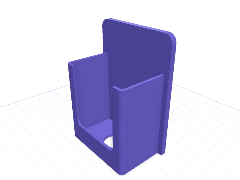 IKEA SKÅDIS holder for the Bosch GLM 50 laser measure, 3D printable model