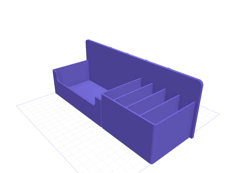 IKEA SKÅDIS shelf for Brother P-touch label maker, 3D printable model