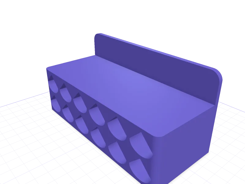 IKEA SKÅDIS rack for Copic Sketch markers, 3D printable model