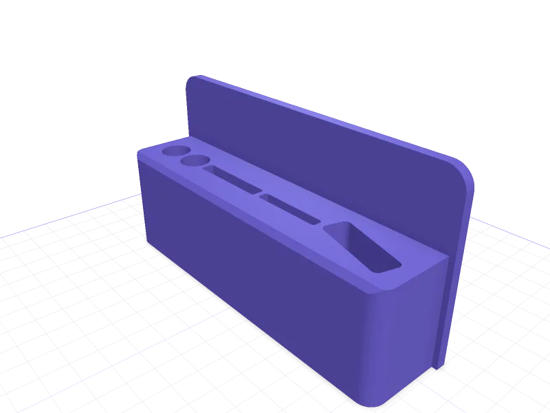 IKEA SKÅDIS holder for the Cricut basic tool set, 3D printable model