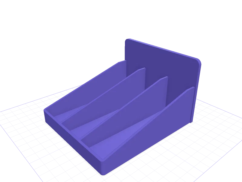 IKEA SKÅDIS shelf for DeWalt Tough Case bit cases, 3D printable model