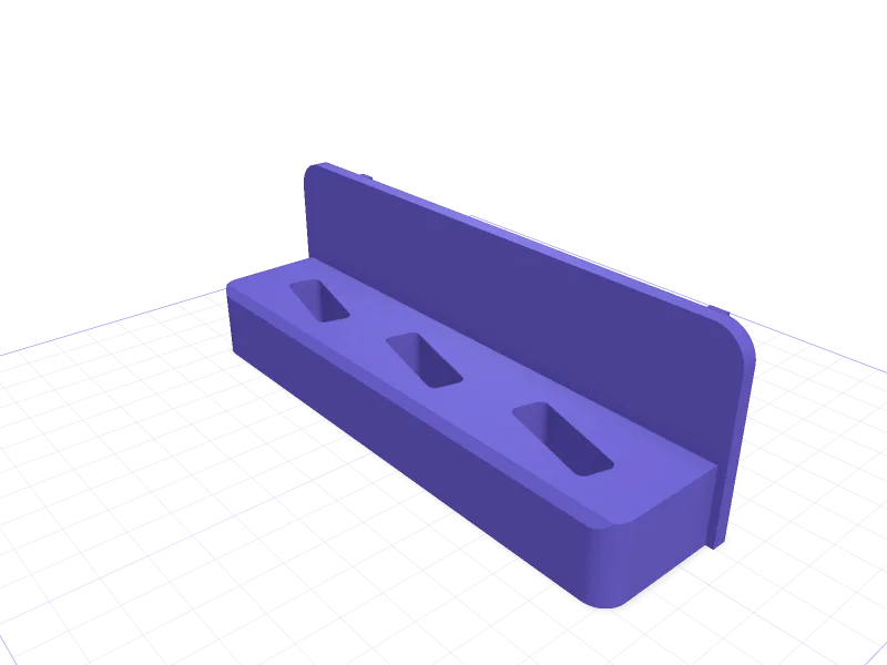IKEA SKÅDIS holder for Fiskars scissors, 3D printable model