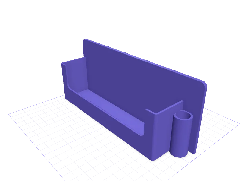 IKEA SKÅDIS shelf for iFixit Mako driver kit, 3D printable model
