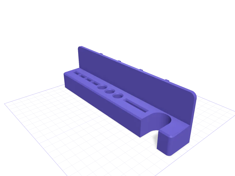IKEA SKÅDIS rack for iFixit Pro Tech spudgers and tweezers, 3D printable model