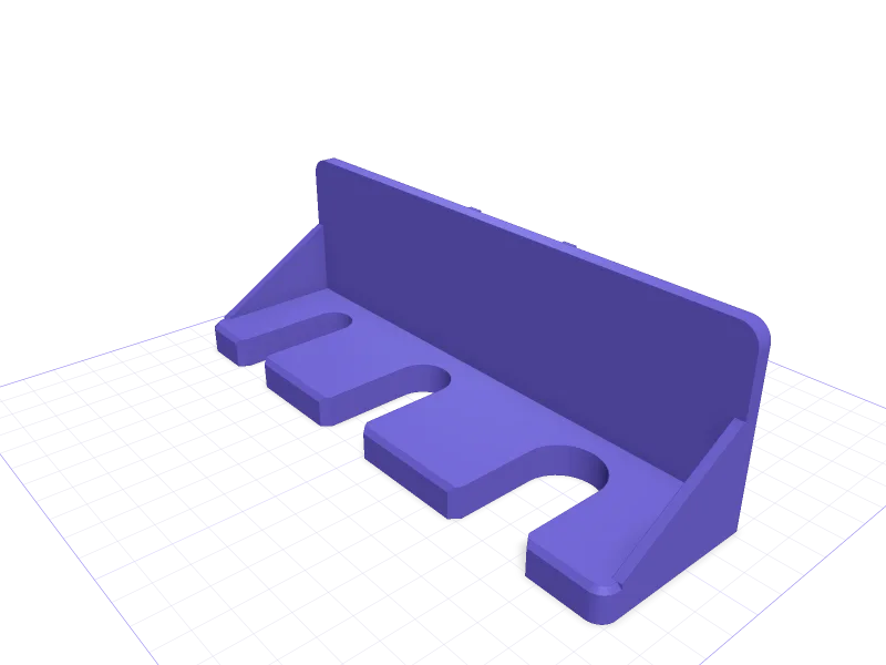 IKEA SKÅDIS rack for Knipex Cobra pliers 125, 180 and 250 mm, 3D printable model
