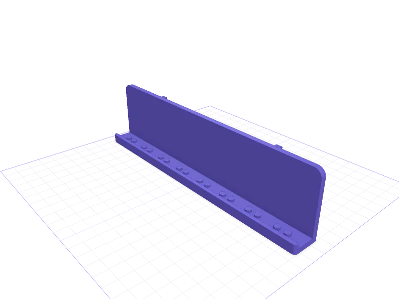 IKEA SKÅDIS display shelf for LEGO minifigures, 3D printable model