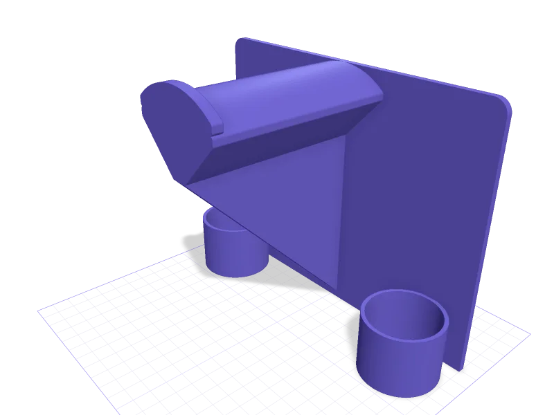 IKEA SKÅDIS hanger for Meta Quest 3 headset and controllers, 3D printable model