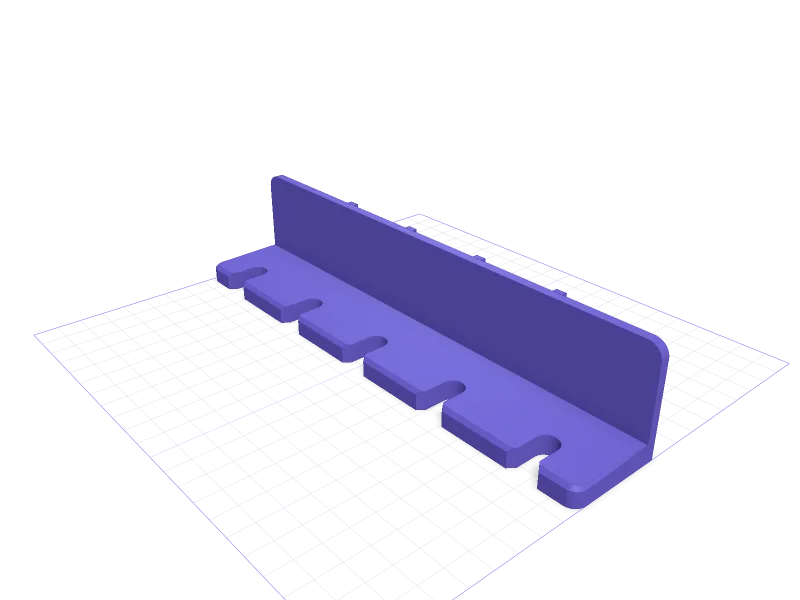 IKEA SKÅDIS rack for PB Swiss SwissGrip screwdrivers, 3D printable model