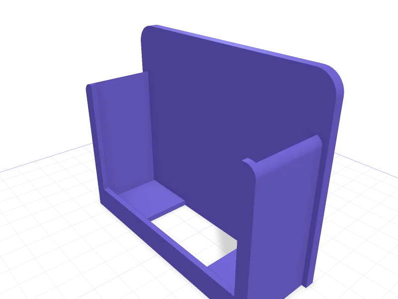 IKEA SKÅDIS mount for the Philips Hue Bridge, 3D printable model