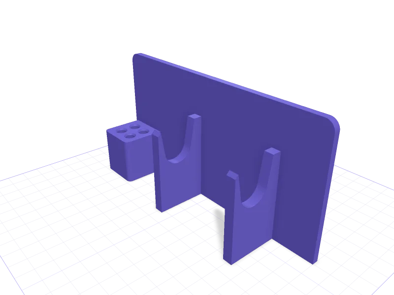 IKEA SKÅDIS holder for Pine64 Pinecil soldering iron, 3D printable model