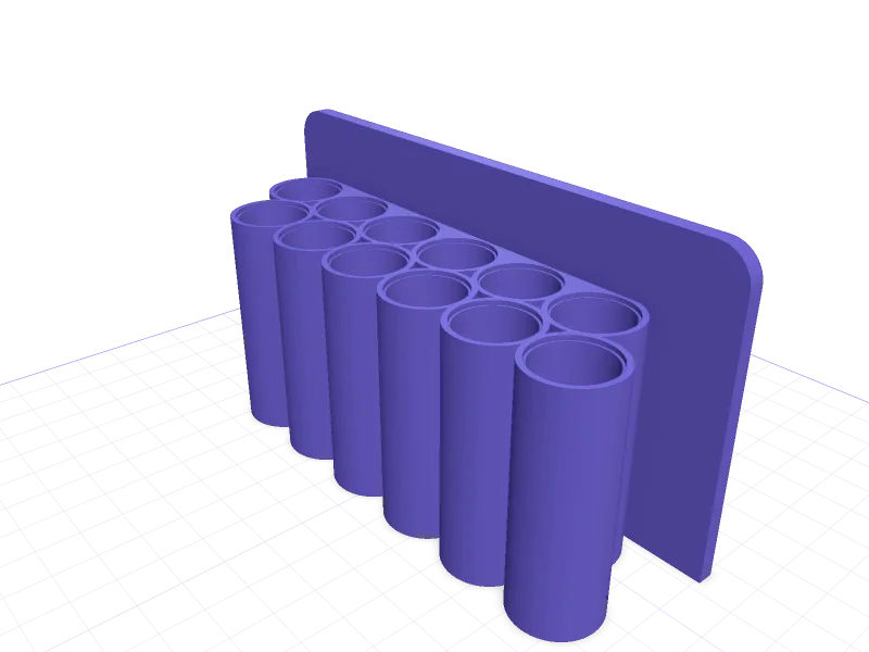 IKEA SKÅDIS rack for Posca PC-5M markers, 3D printable model