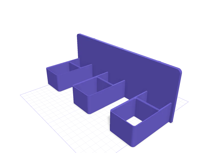 IKEA SKÅDIS rack for Ryobi ONE+ 18V batteries, 3D printable model