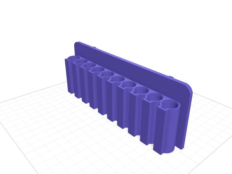 IKEA SKÅDIS rack for Sharpie markers, 3D printable model