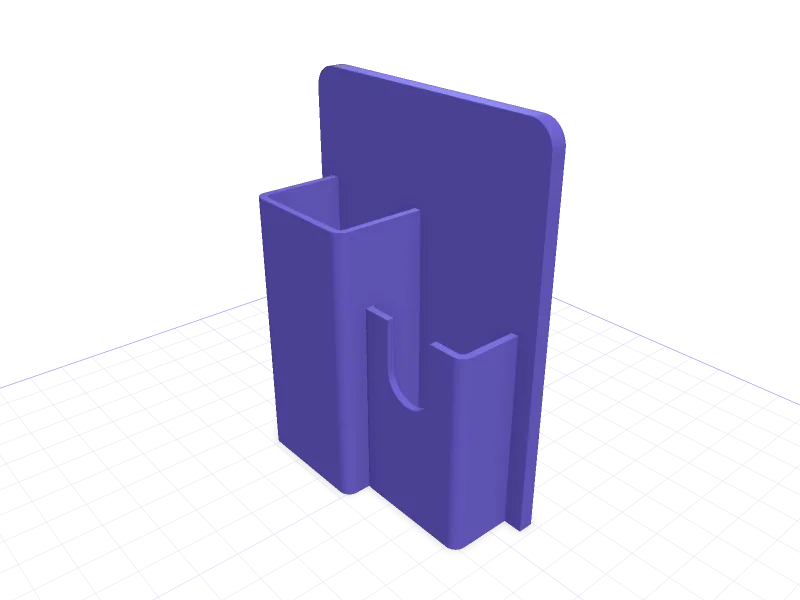 IKEA SKÅDIS holder for Stanley 10-099 utility knife, 3D printable model