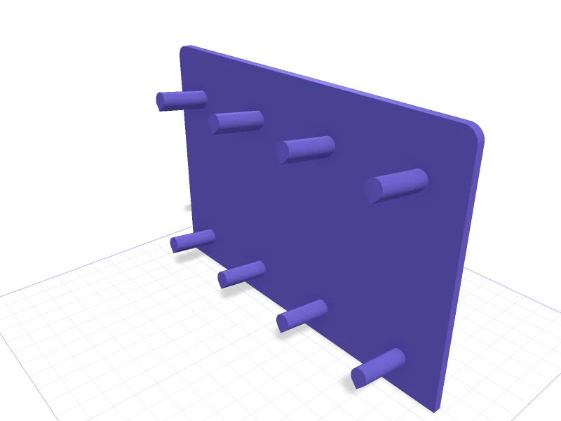 IKEA SKÅDIS rack for Starlock oscillating multi-tool blades, 3D printable model