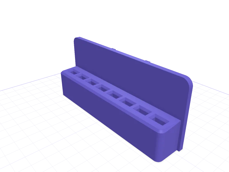 IKEA SKÅDIS rack for Vetus and ESD tweezers, 3D printable model