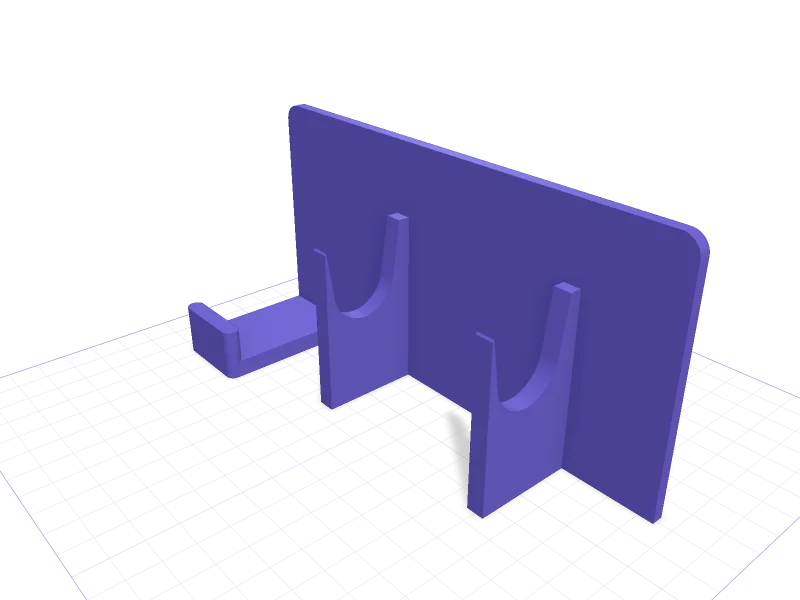 IKEA SKÅDIS holder for Weller WE1010 soldering iron, 3D printable model