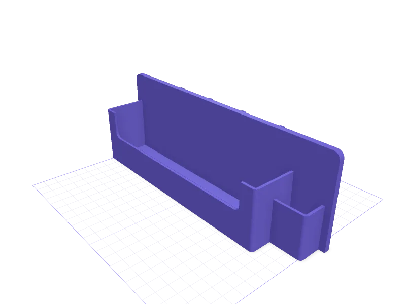 IKEA SKÅDIS shelf for Wera Tool-Check Plus and Zyklop ratchet, 3D printable model