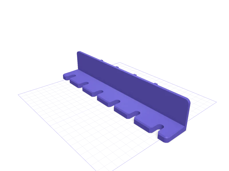 IKEA SKÅDIS rack for Wiha SoftFinish screwdrivers, 3D printable model