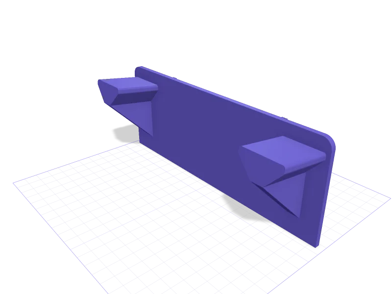 IKEA SKÅDIS holder for two Xbox Wireless Controllers, 3D printable model