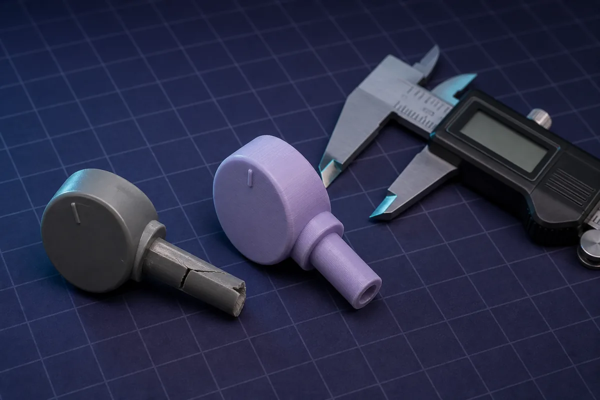 Replacement parts generated with SpeakCAD